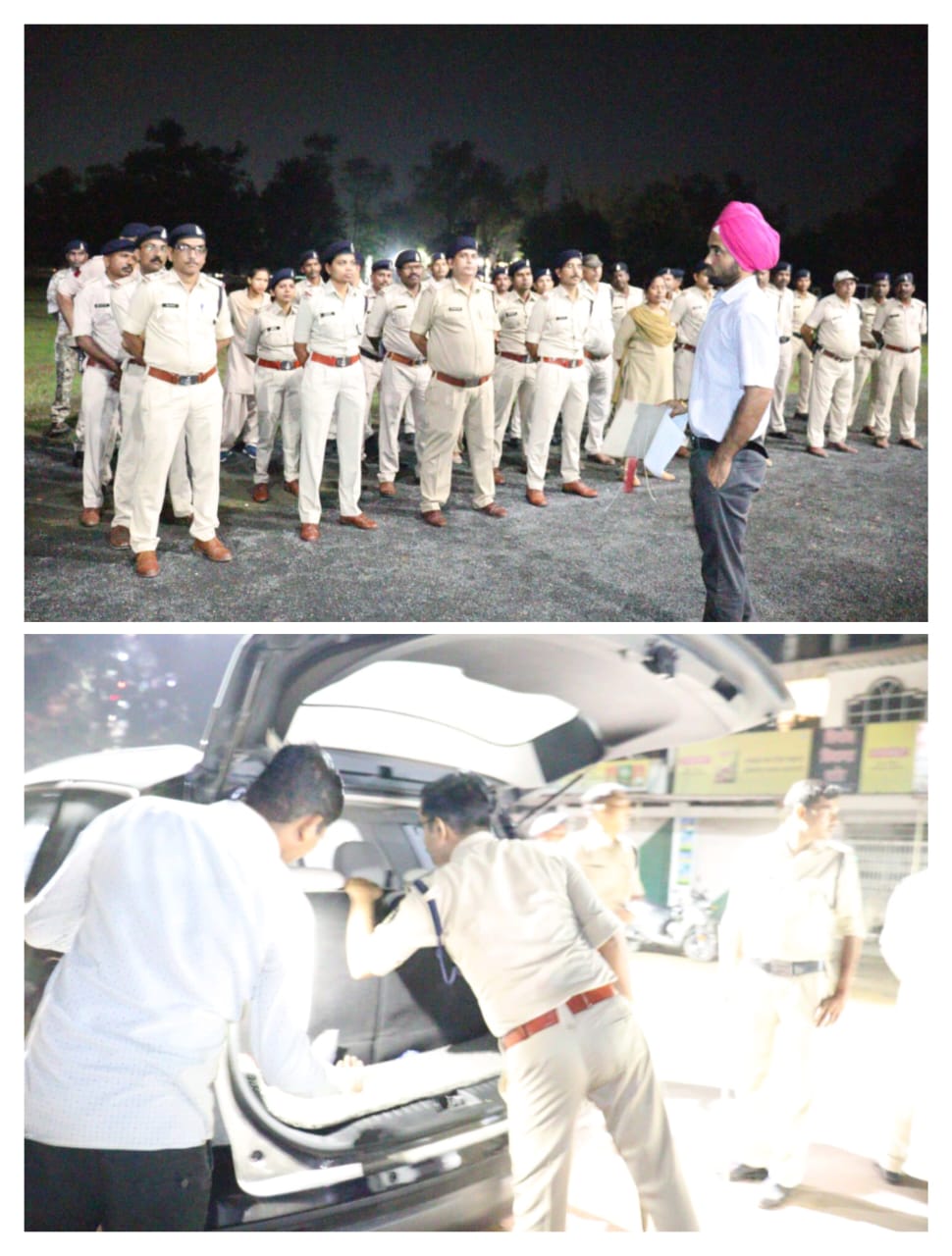 त्यौहारी सीजन के मद्देनजर चाक चौबंद व्यवस्था बनाने सरगुजा पुलिस का सतत अभियान जारी